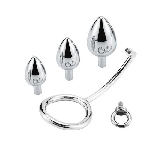 Anal DiscreetChoice with Stainless 4663 Ring Steel Hook Cock Set 1004